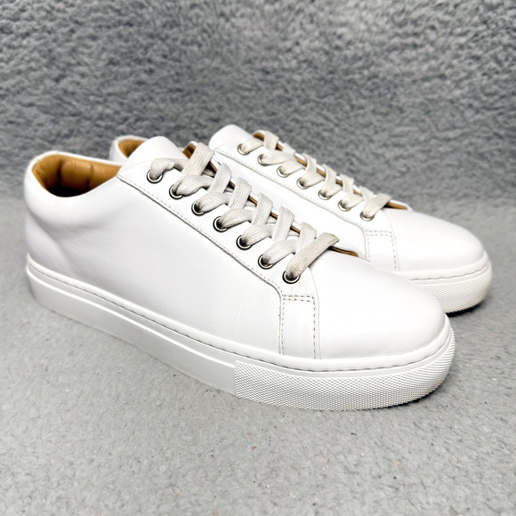 Thursday Boot Company Everyday Low Top Womens Size 8 Sneakers White Leather - Picture 1 of 11